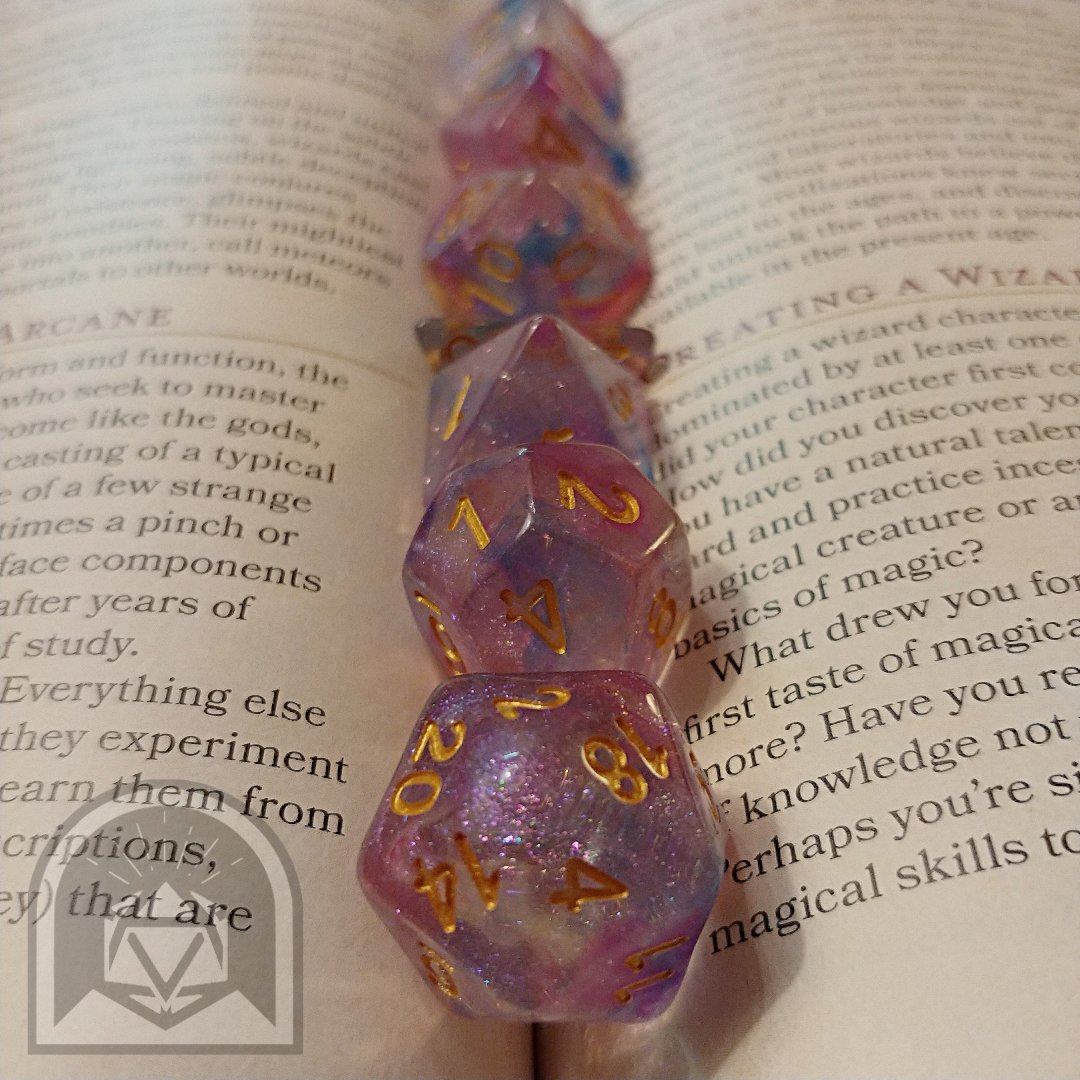 Aether Essence Polyhedral Dice Set - Arcana Vault
