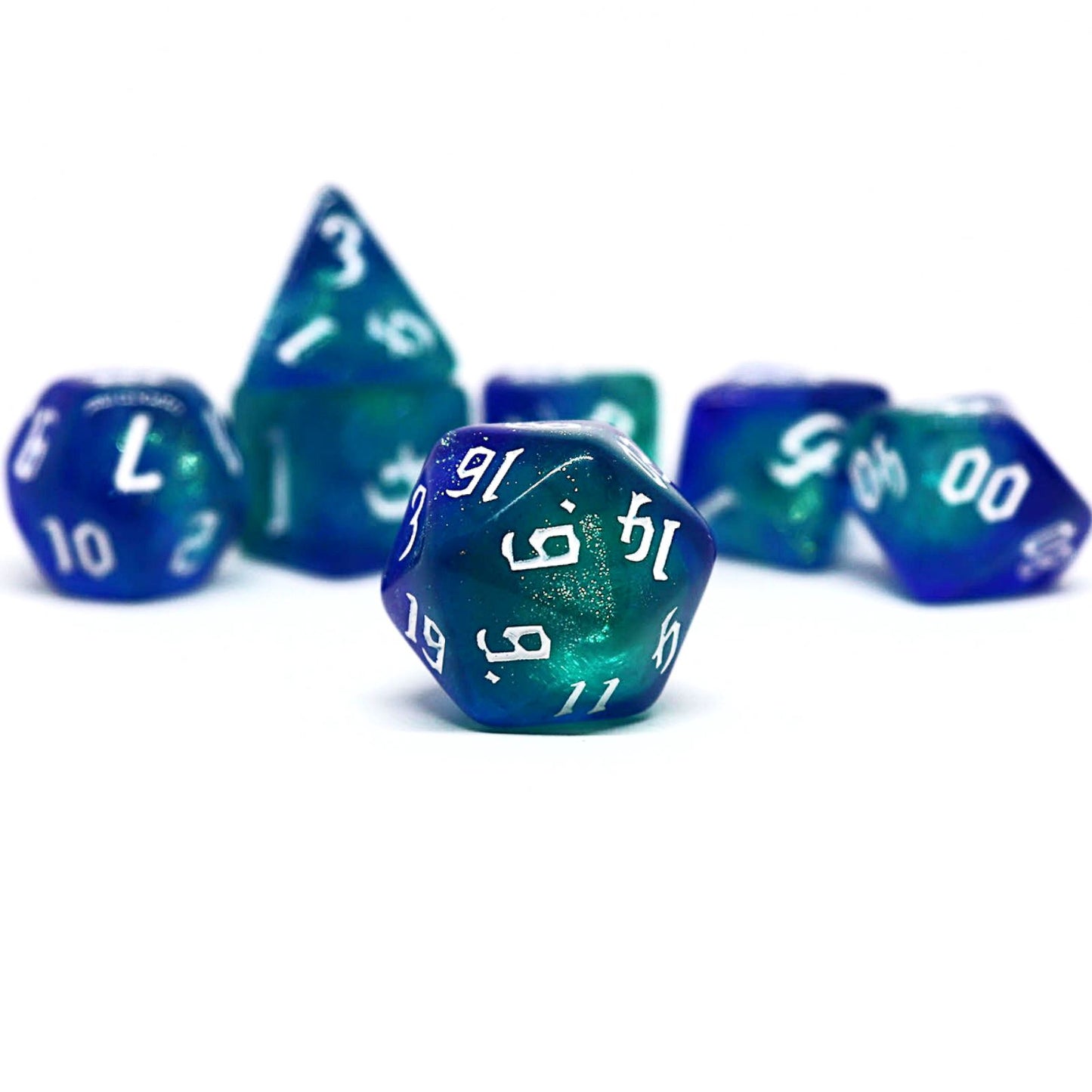 Celestial Sea Polyhedral Dice Set