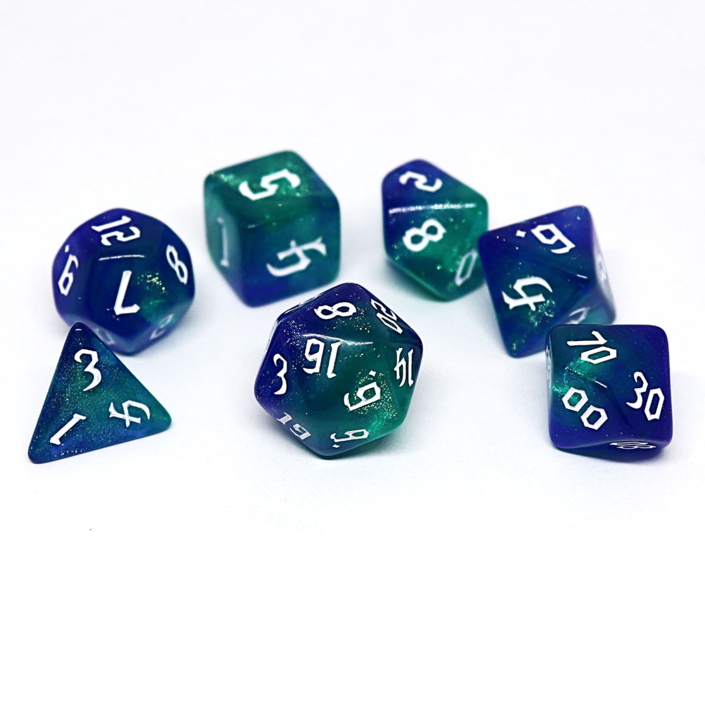 Celestial Sea Polyhedral Dice Set