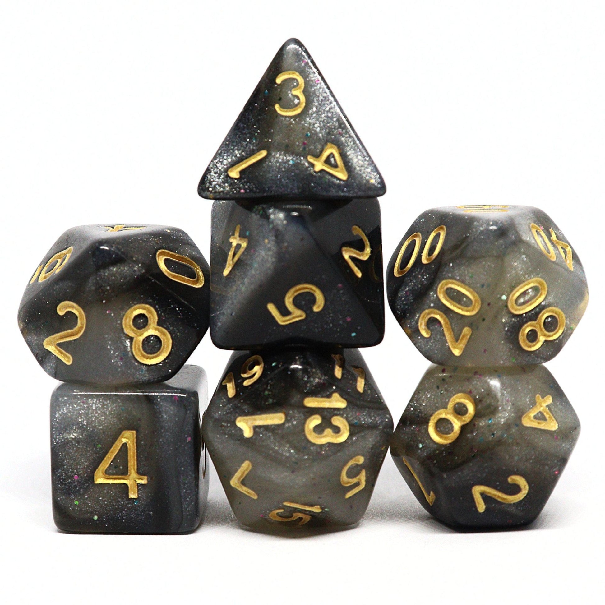 Darkstar Polyhedral Dice Set - Arcana Vault