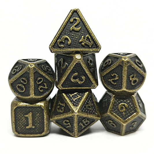 Dwarven Battlestone Polyhedral Dice Set - Arcana Vault