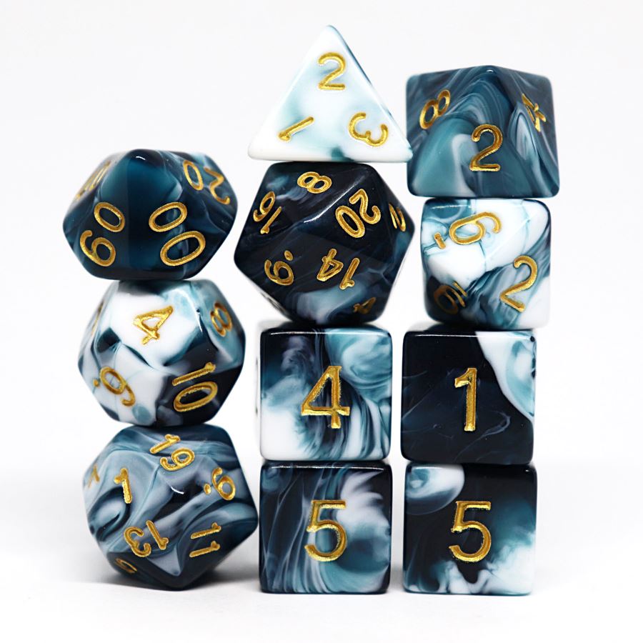 Gallandale 11pc Polyhedral Dice Set - Arcana Vault