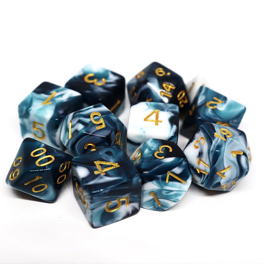 Gallandale 11pc Polyhedral Dice Set - Arcana Vault