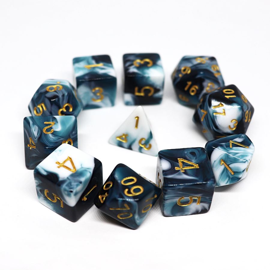 Gallandale 11pc Polyhedral Dice Set - Arcana Vault