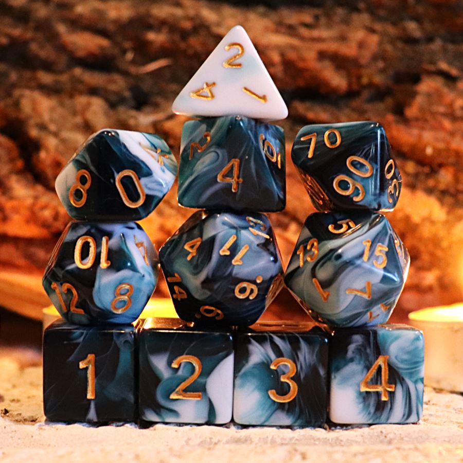 Gallandale 11pc Polyhedral Dice Set - Arcana Vault