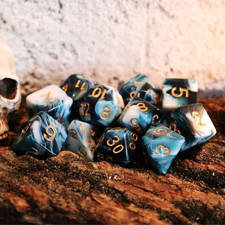 Gallandale 11pc Polyhedral Dice Set - Arcana Vault