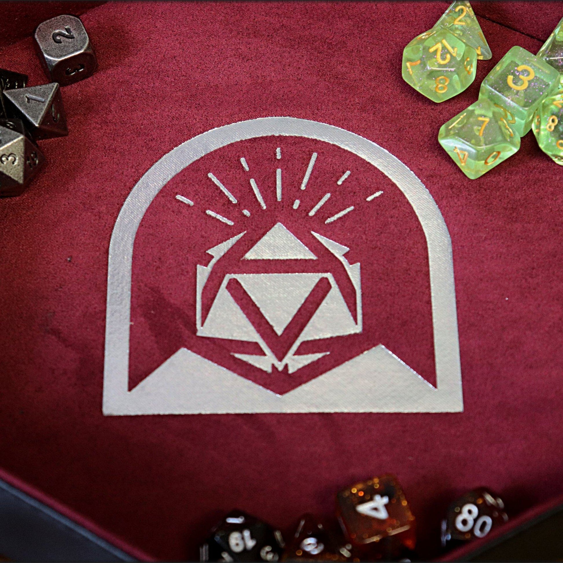 Hex Roller Dice Tray - Purple - Arcana Vault