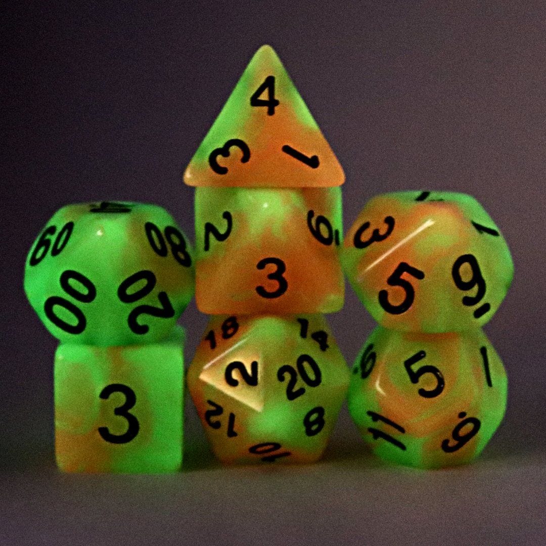 Lucidity Polyhedral Dice Set - Arcana Vault