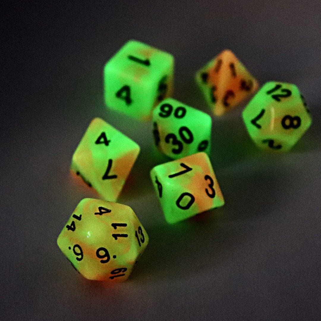 Lucidity Polyhedral Dice Set - Arcana Vault