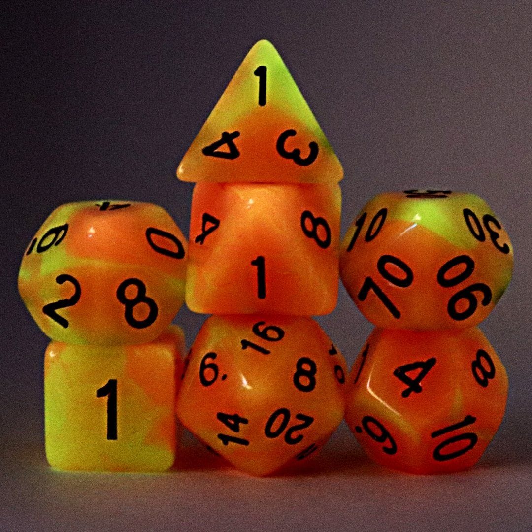 Lumina Polyhedral Dice Set - Arcana Vault