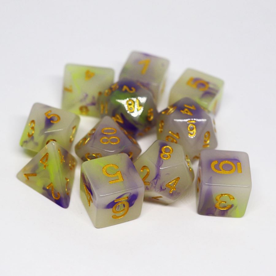 Sagewind 11pc Polyhedral Dice Set - Arcana Vault