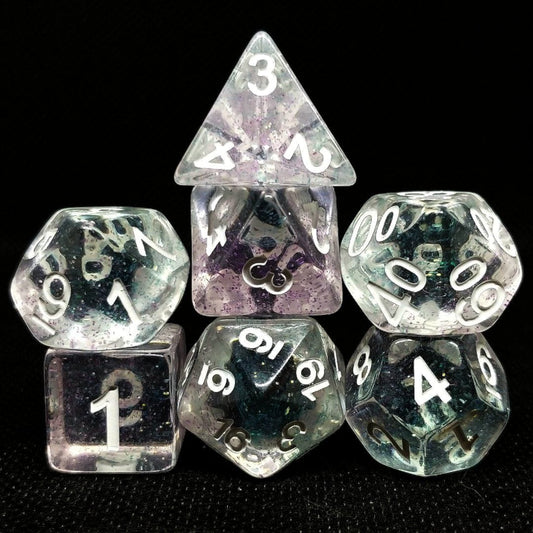 Twilight Crystal Polyhedral Dice Set - Arcana Vault