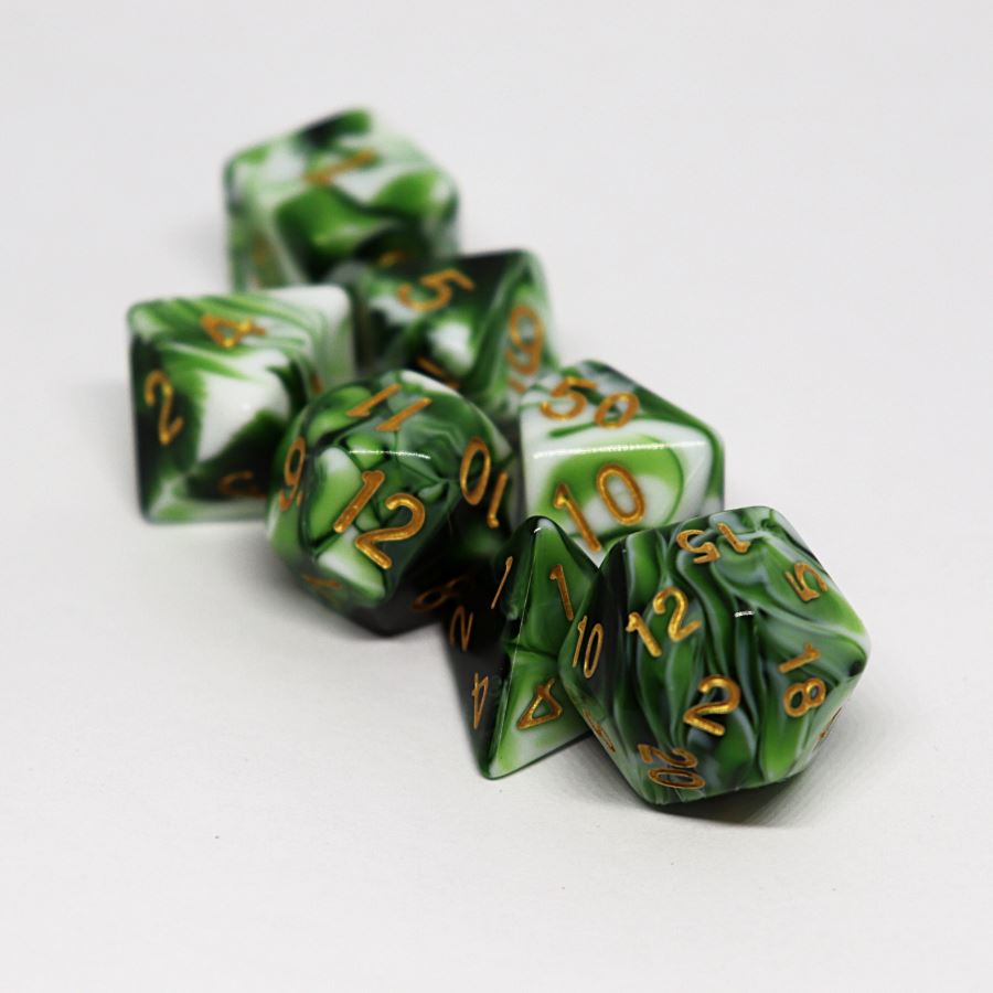 Wildgrove Polyhedral Dice Set - Arcana Vault