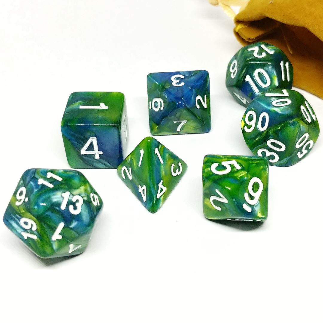 Earthcaller Polyhedral Dice Set - Arcana Vault