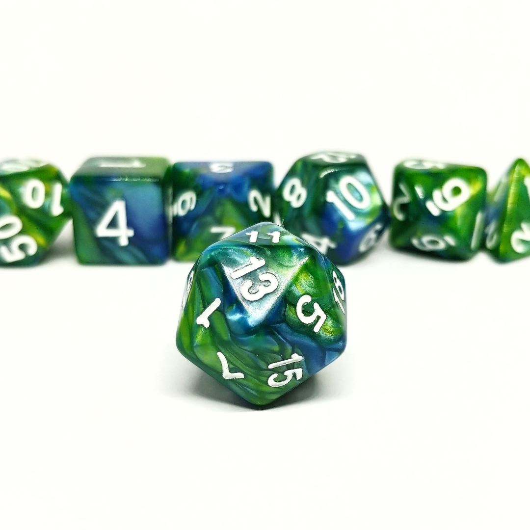 Earthcaller Polyhedral Dice Set - Arcana Vault