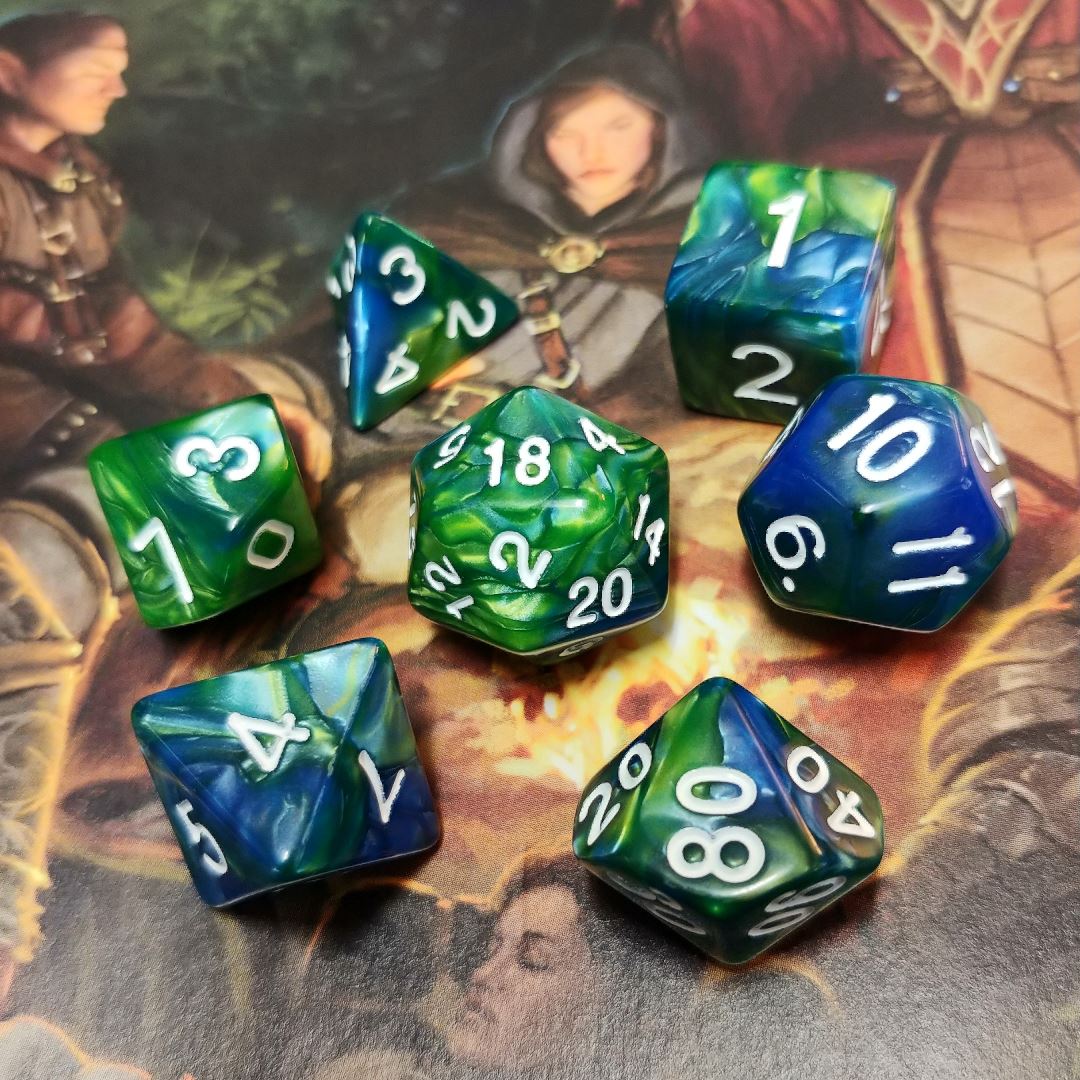 Earthcaller Polyhedral Dice Set - Arcana Vault