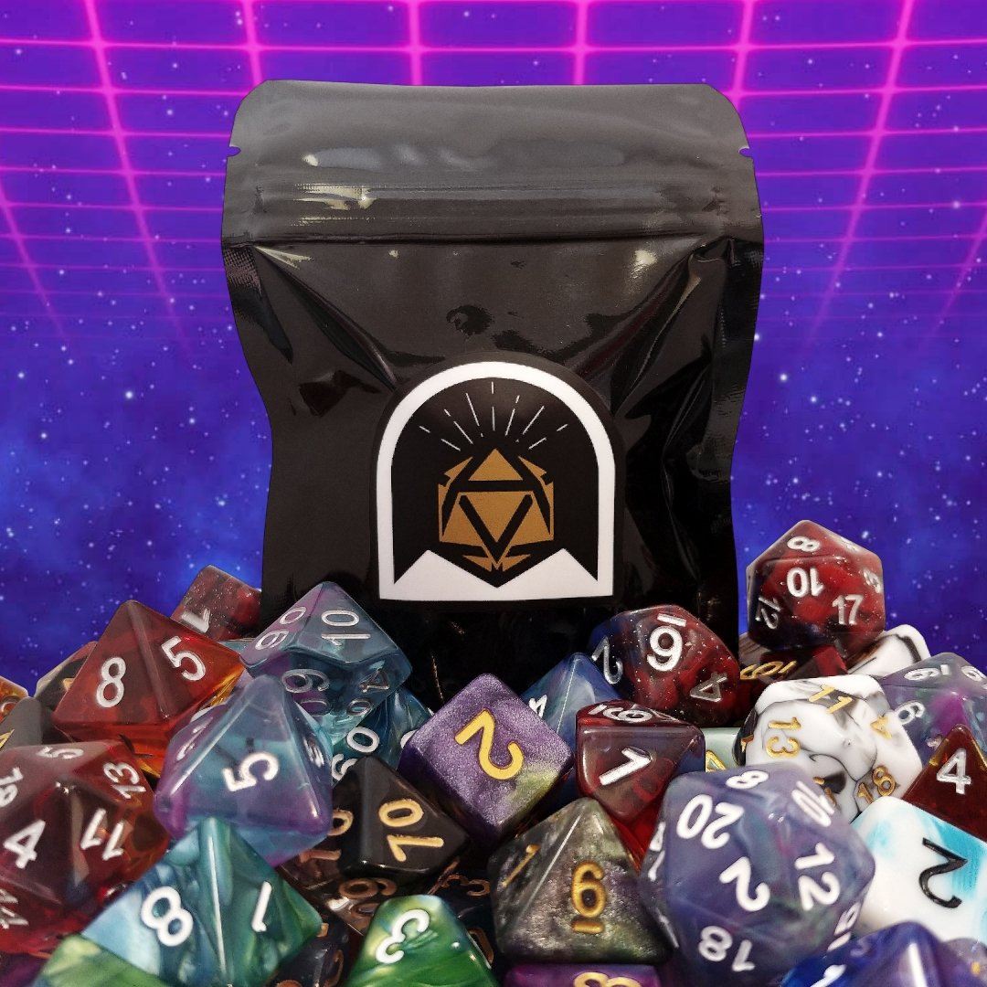 Arcana Black Mystery Dice Pack - Arcana Vault