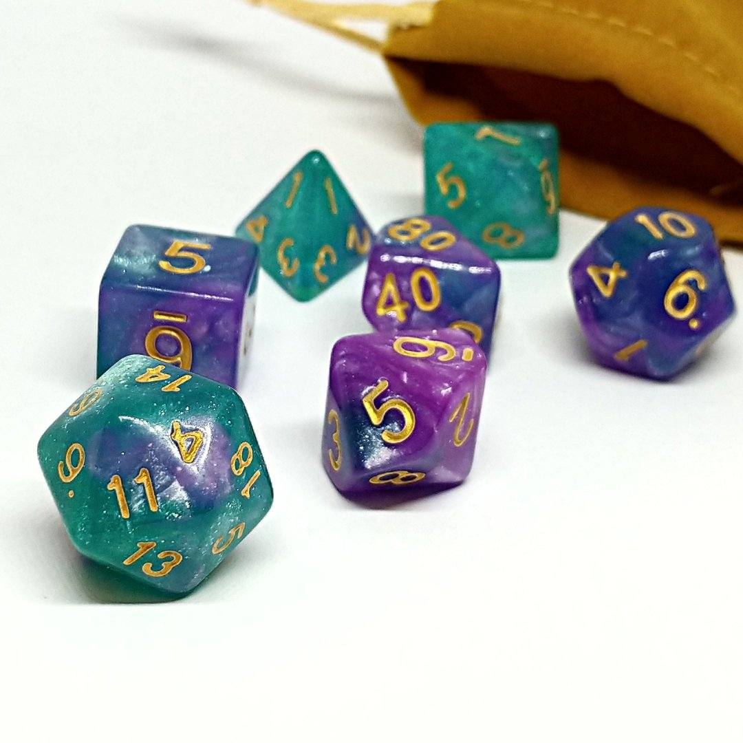 Astral Gaze Polyhedral Dice Set - Arcana Vault