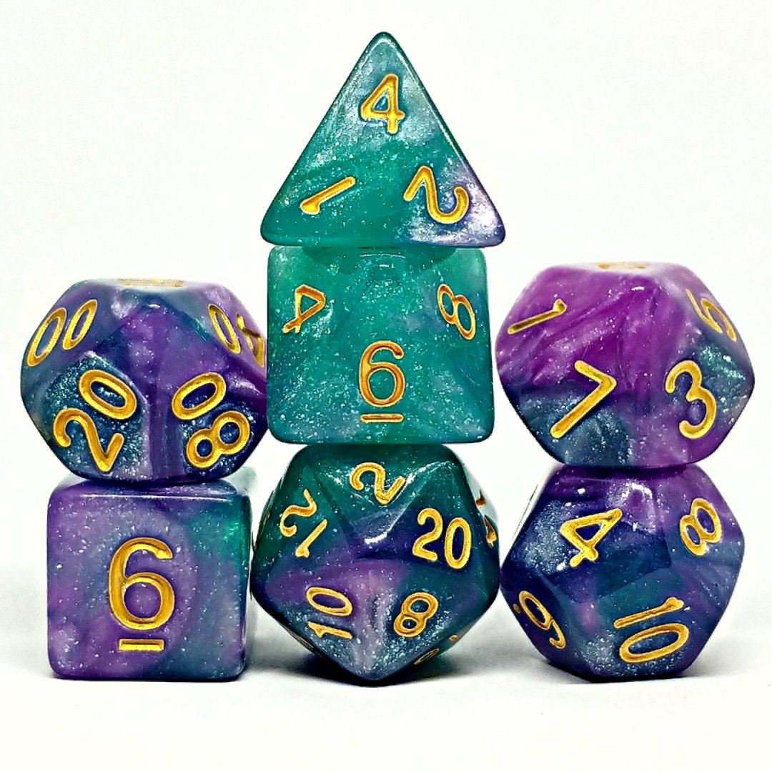 Astral Gaze Polyhedral Dice Set - Arcana Vault