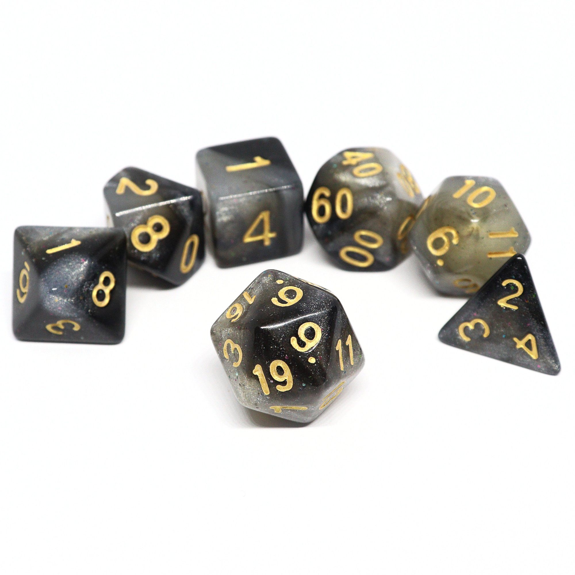 Darkstar DnD Dice Set – Arcana Vault