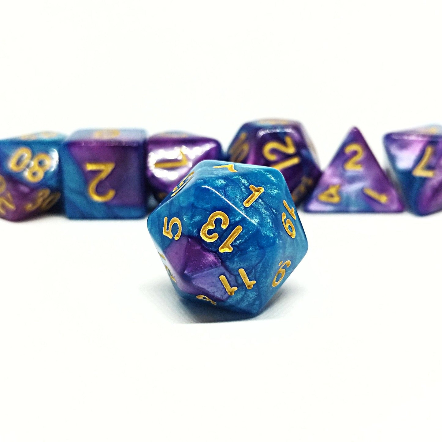 Dawn's Edge Polyhedral Dice Set - Arcana Vault