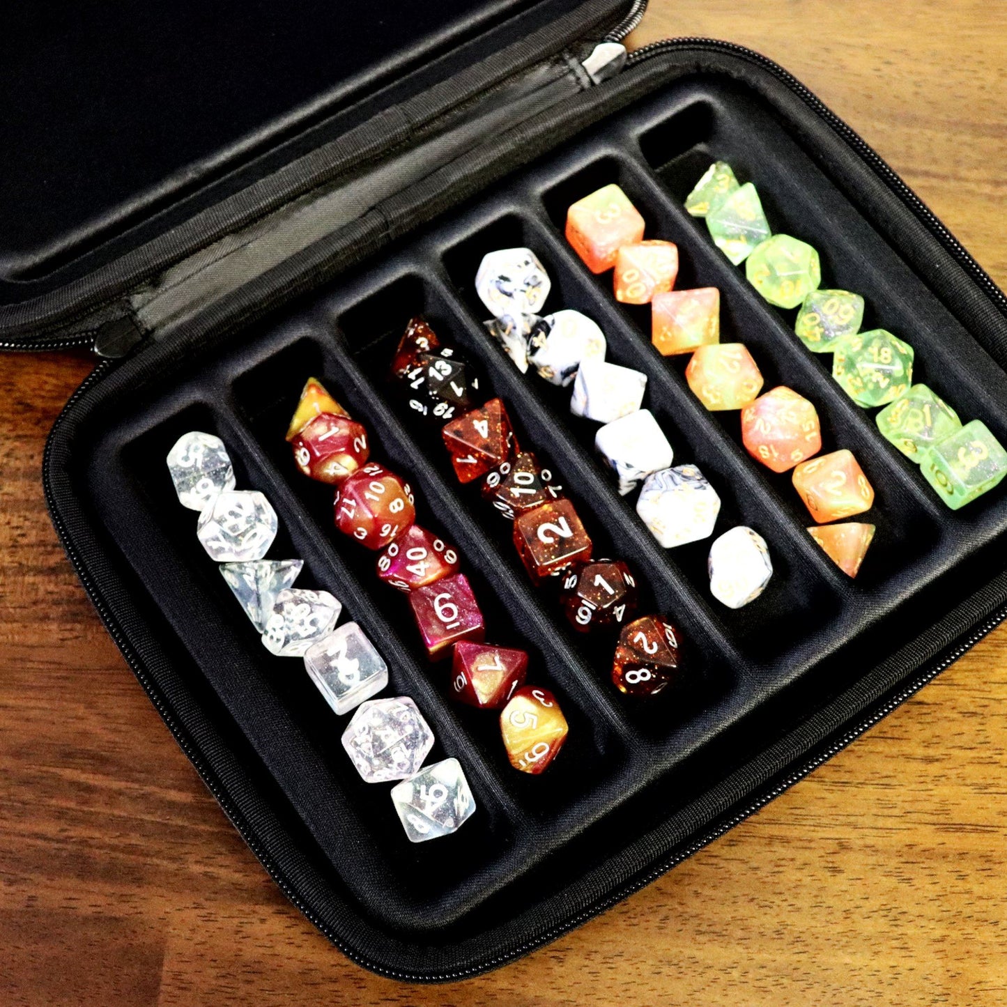 Diceology Archive - 6 Set Dice Case & Tray - Arcana Vault