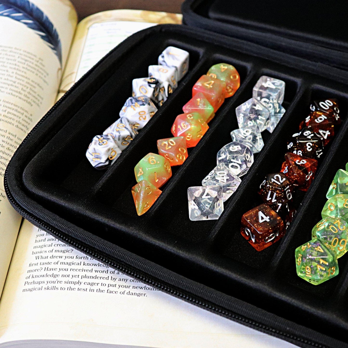 Diceology Archive - 6 Set Dice Case & Tray - Arcana Vault