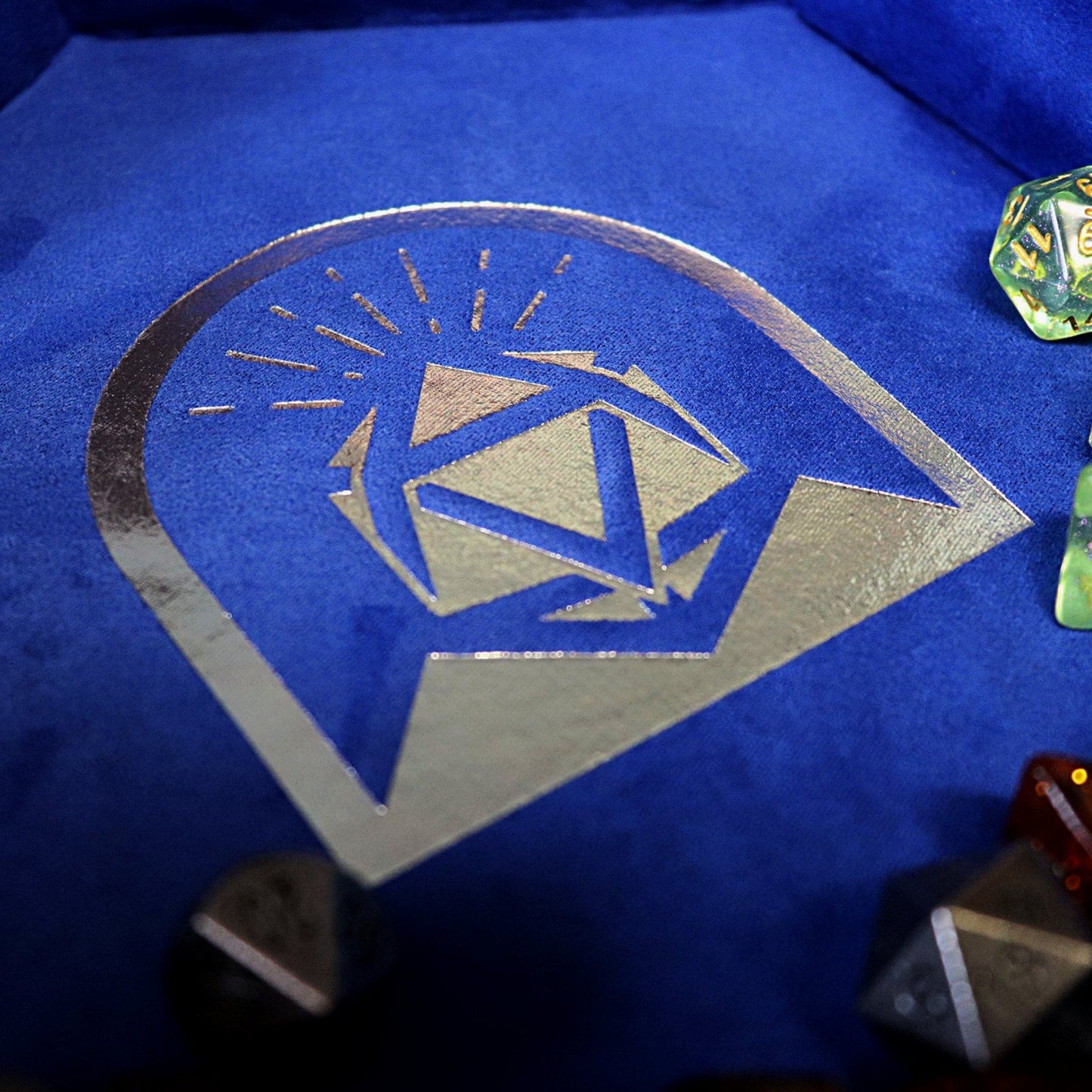 Hex Roller Dice Tray - Blue - Arcana Vault