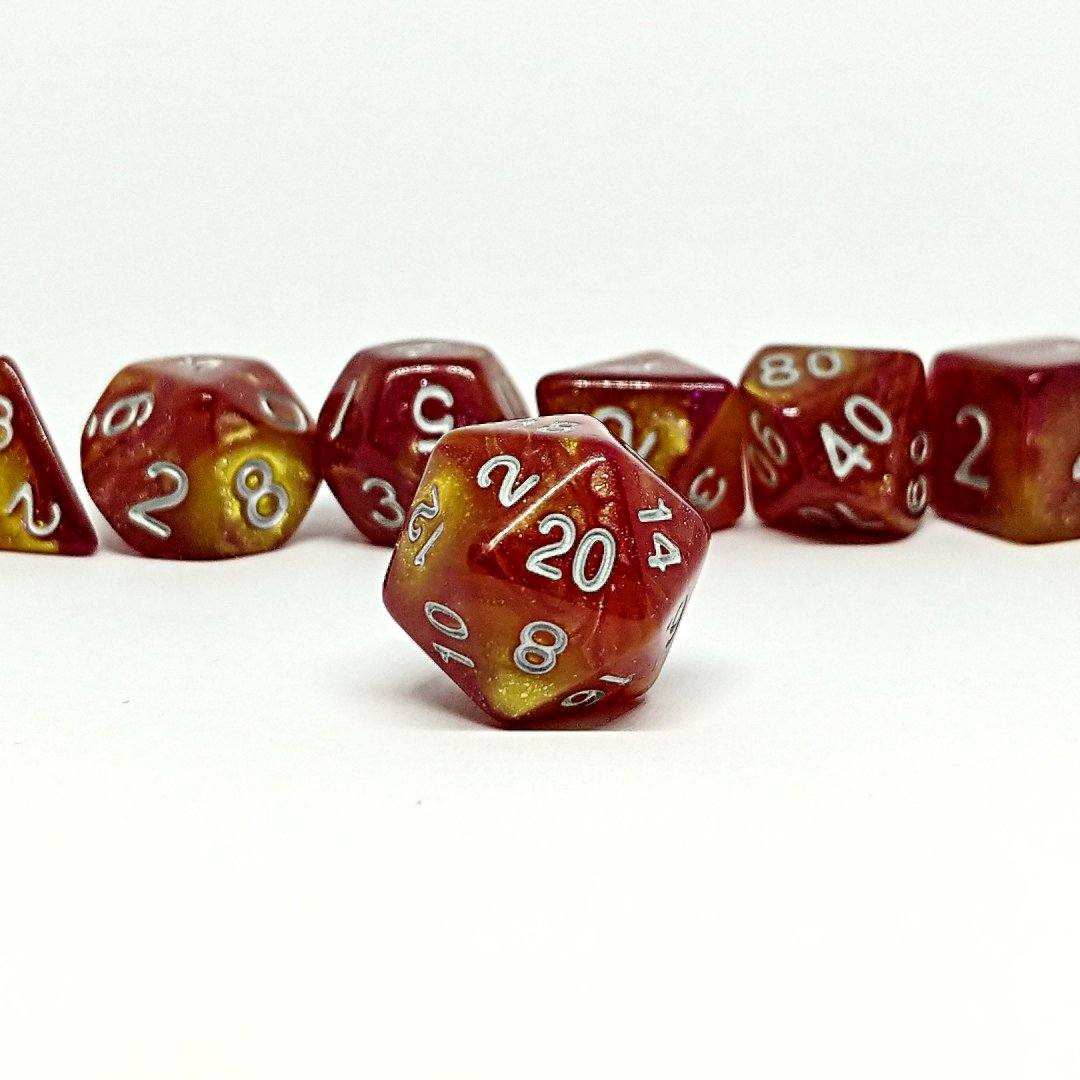 Lavastone Polyhedral Dice Set - Arcana Vault