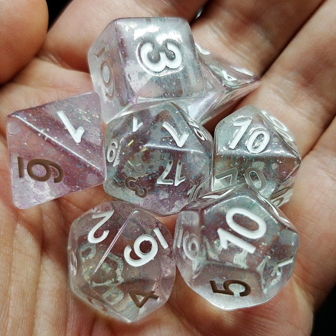 Twilight Crystal Polyhedral Dice Set - Arcana Vault