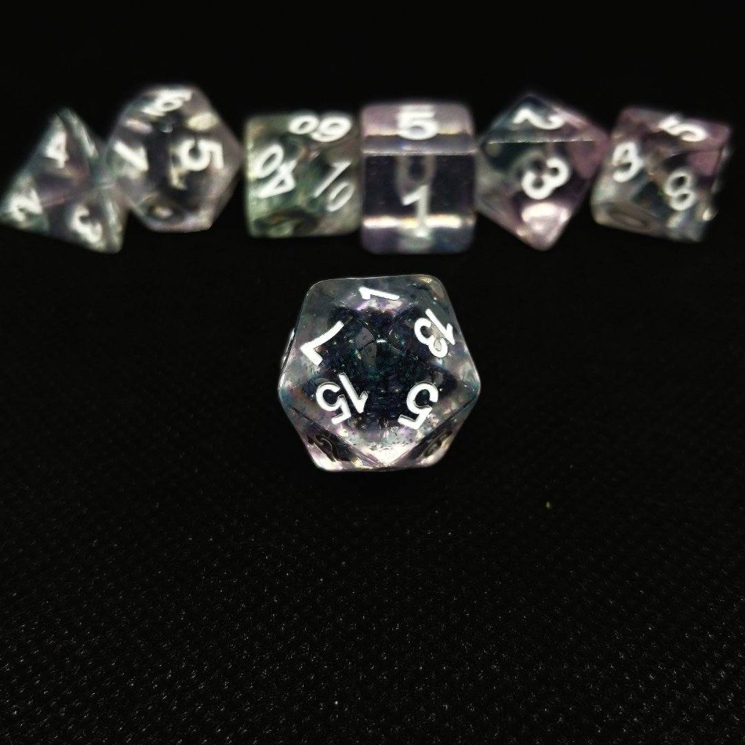 Twilight Crystal Polyhedral Dice Set - Arcana Vault