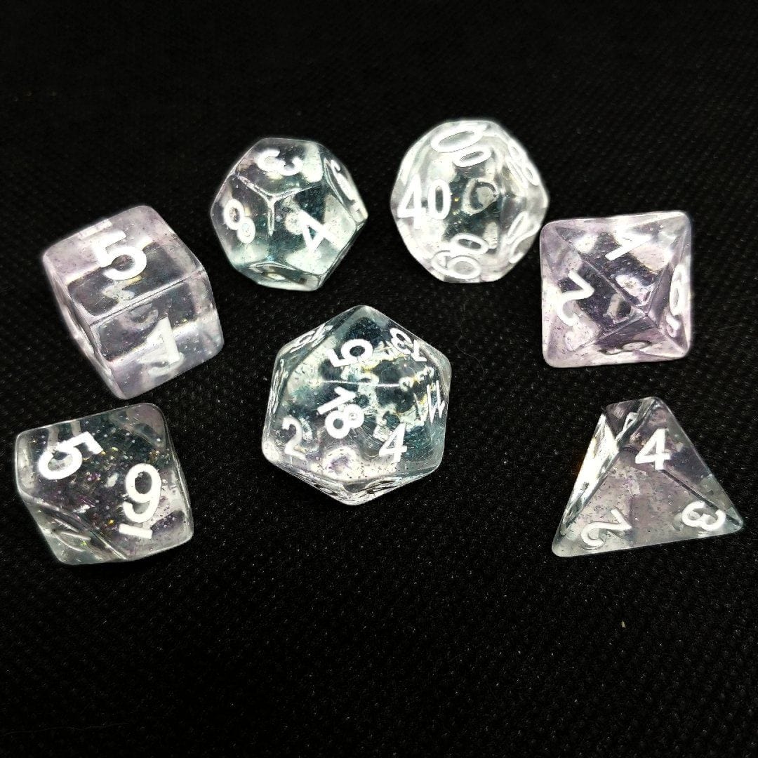 Twilight Crystal Polyhedral Dice Set - Arcana Vault